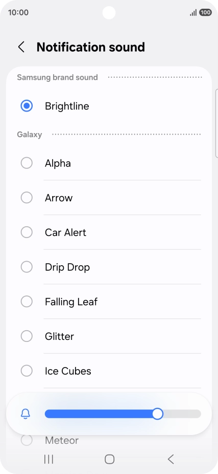 Press the required message tones to hear them.