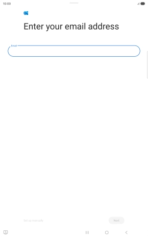 Press the field below 
