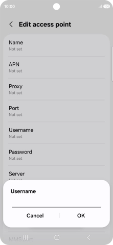 Key in wap and press OK.