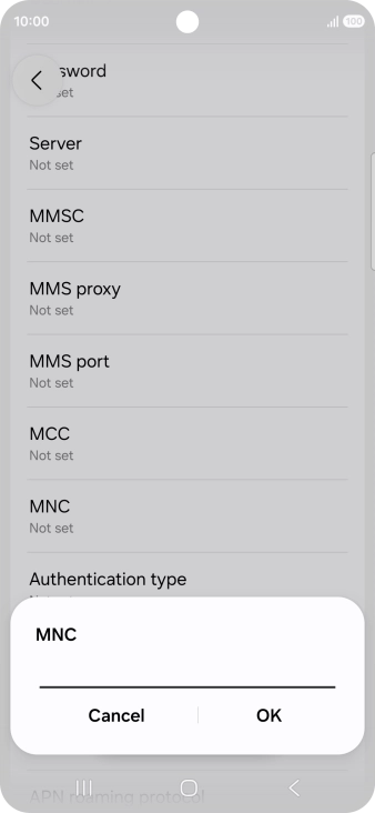 Key in 15 and press OK.