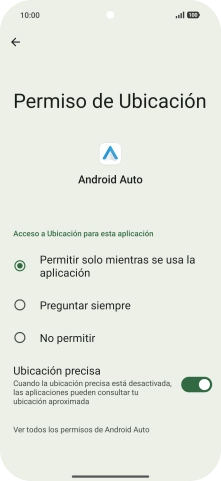 Pulsa el ajuste deseado.