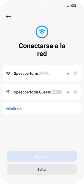 Pulsa la red wifi deseada.