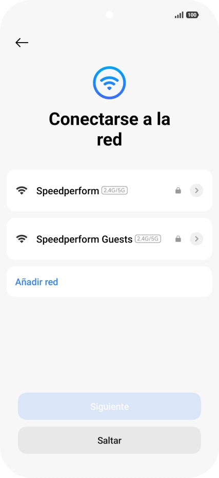Pulsa la red wifi deseada.