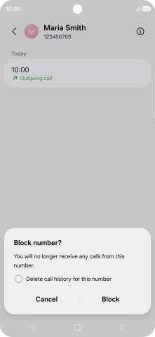 Press Block.