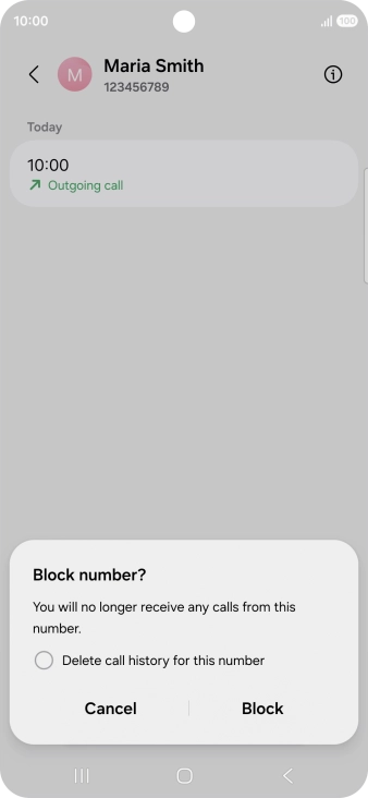 Press Block.