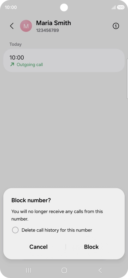 Press Block.