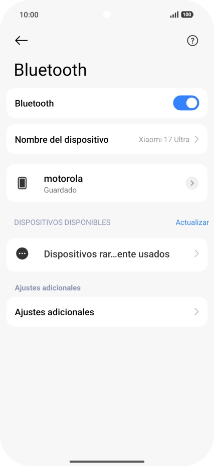 Desliza el dedo hacia arriba desde la parte inferior de la pantalla para terminar y volver a la pantalla de inicio.