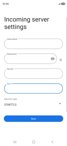 Press the drop down list below 