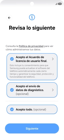 Pulsa Siguiente.