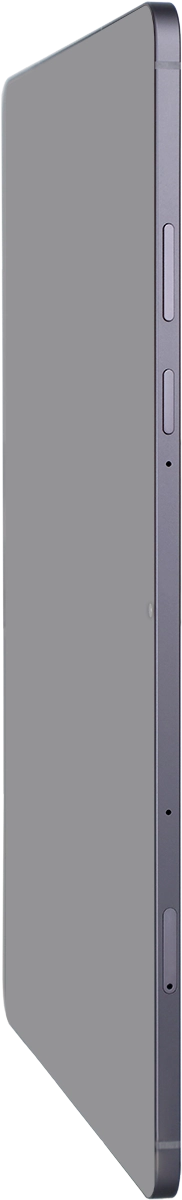 Simultaneously, press the Side key and the lower part of the Volume key and keep them both pressed until your tablet restarts.