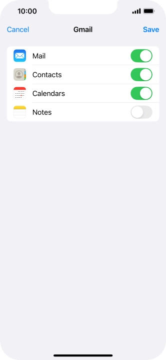 If this screen is displayed, you email account has been recognised and set up automatically. Follow the instructions on the screen to key in more information and finish setting up your email account.