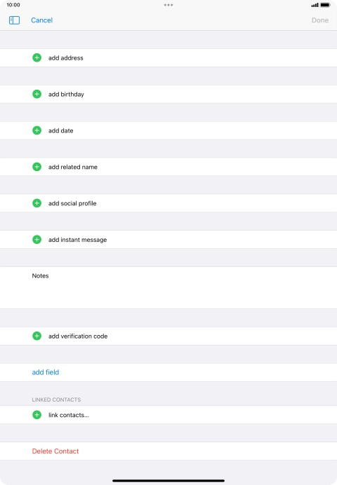 Press link contacts....