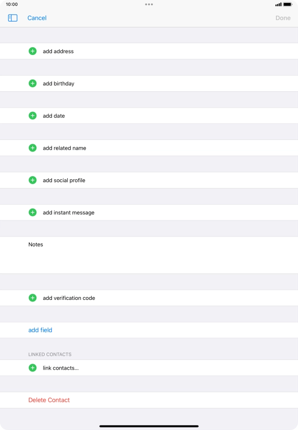 Press link contacts....