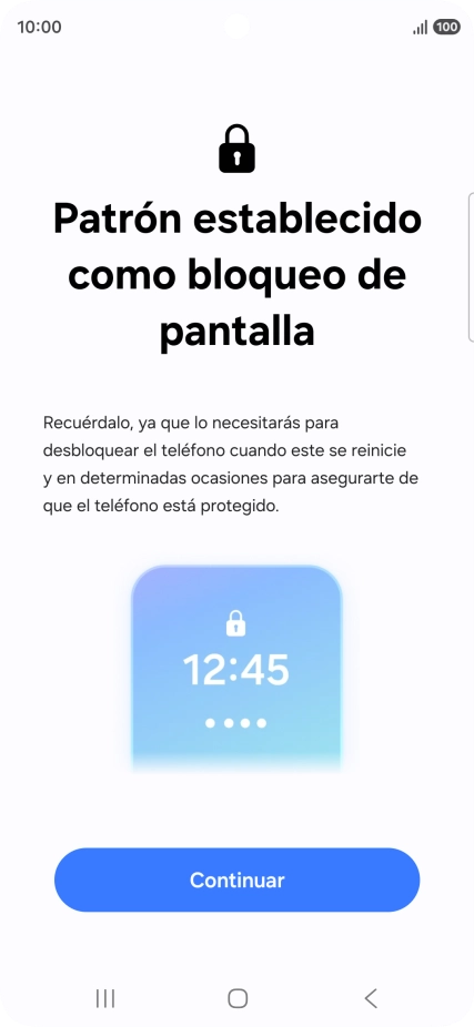 Pulsa Continuar.