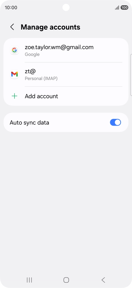 Press the Home key to return to the home screen.