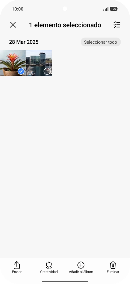 Pulsa el icono de seleccionar todo.