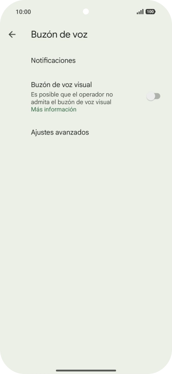 Pulsa Ajustes avanzados.