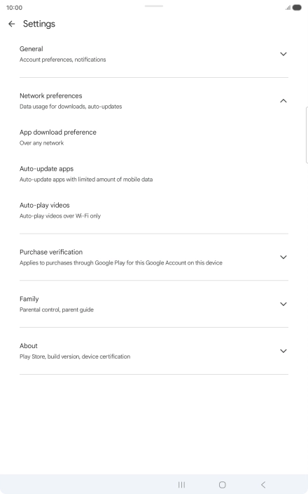 Press Auto-update apps.