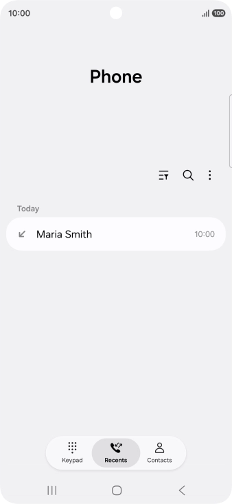 Press the required number.