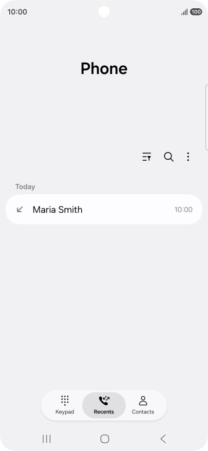 Press the required number.