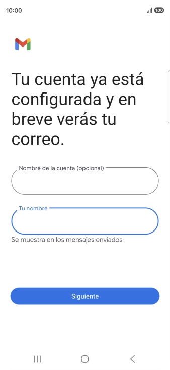 Pulsa Siguiente.