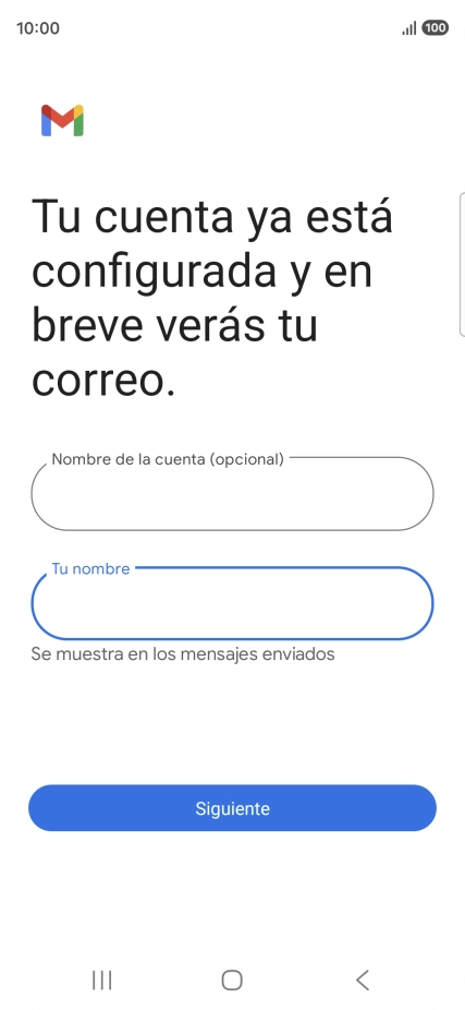 Pulsa Siguiente.