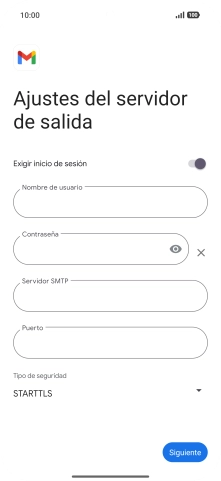 Pulsa el indicador junto a 