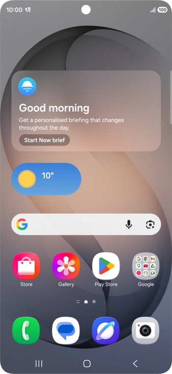 The divert icon shows that all incoming calls are diverted.