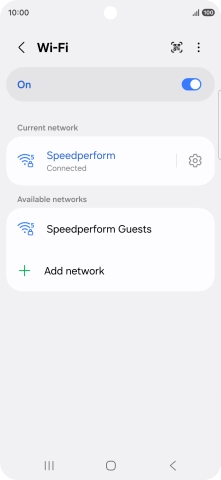 Press the Home key to return to the home screen.