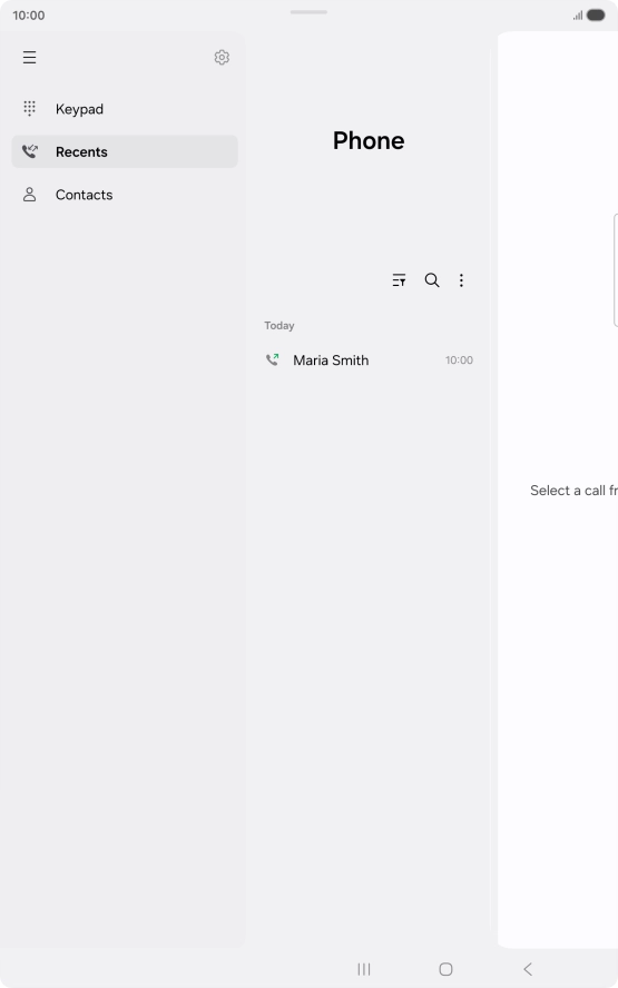 Press the required number.