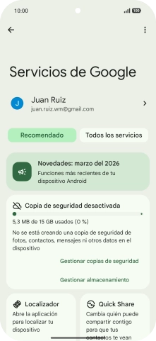 Pulsa Todos los servicios.
