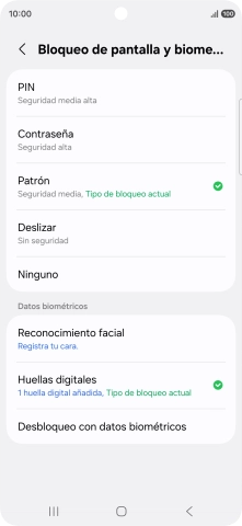 Pulsa Ninguno.