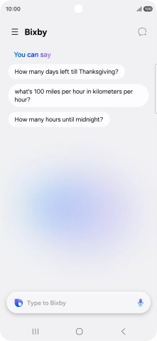 Press the microphone icon.