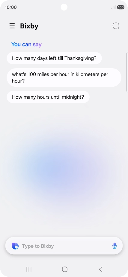 Press the microphone icon.