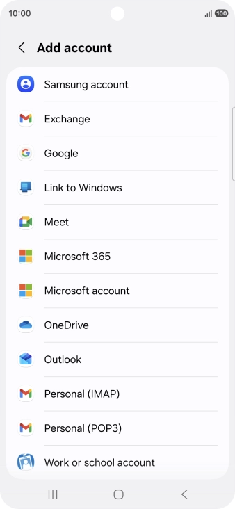 Press Google.