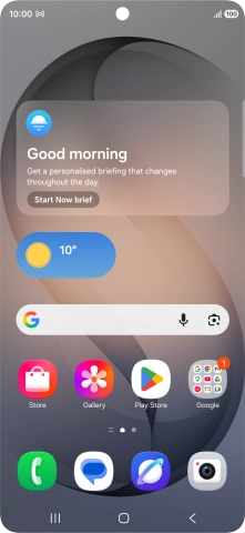 The email message icon shows that you've received a new email message.