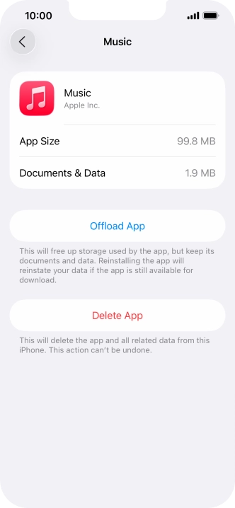 Press Offload App.