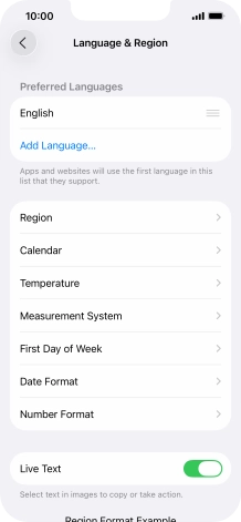 Press Add Language....