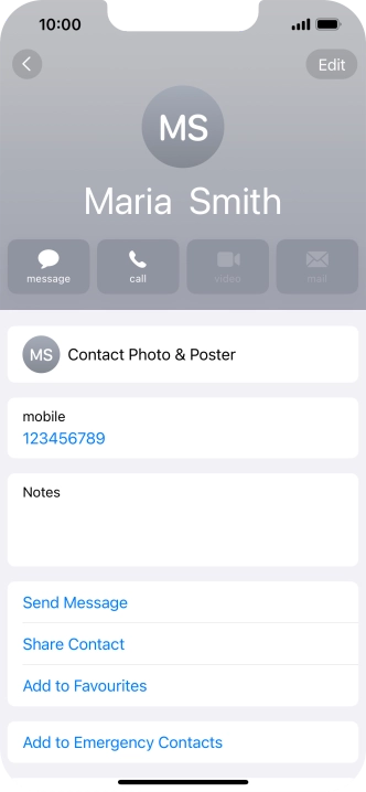 Slide your finger upwards starting from the bottom of the screen to return to the home screen.
