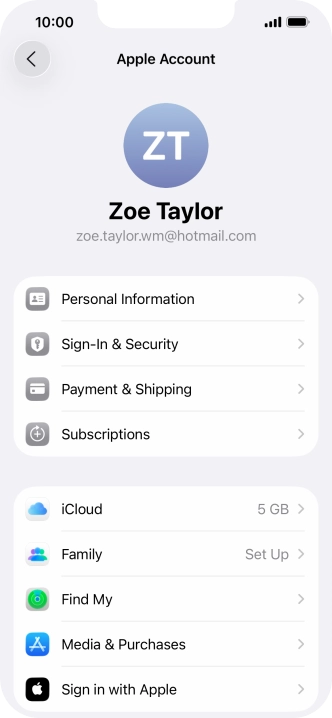 Slide your finger upwards starting from the bottom of the screen to return to the home screen.