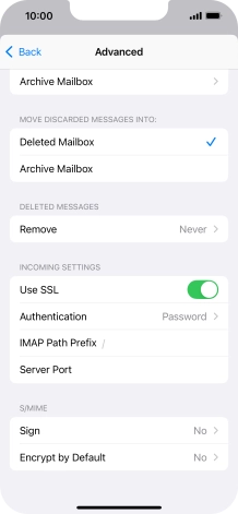 Press Authentication.