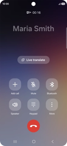 Press Live translate.