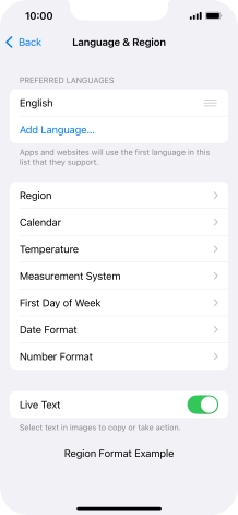 Press Add Language....