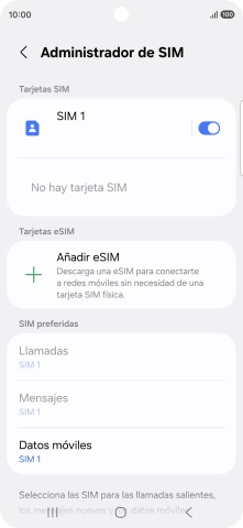 Pulsa Añadir eSIM.