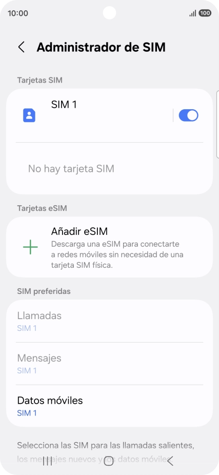 Pulsa Añadir eSIM.