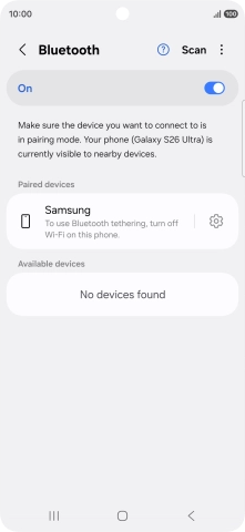 Press the Home key to return to the home screen.