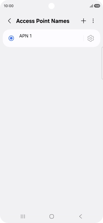 Press the add icon.