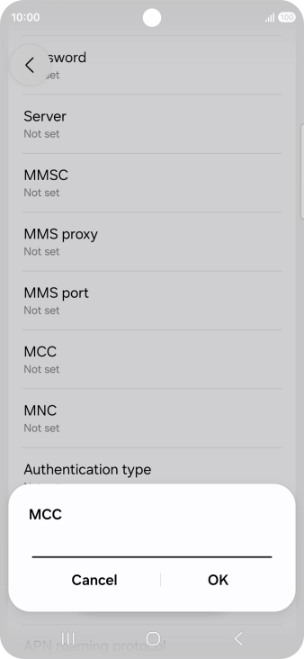 Key in 234 and press OK.