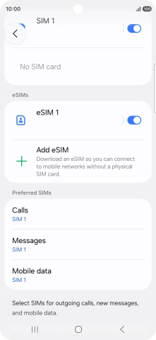 Press the Home key to return to the home screen.