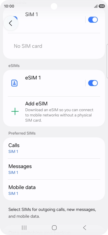 Press the Home key to return to the home screen.